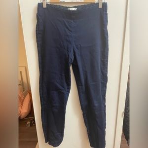 Navy slip on Elle work pants Medium
